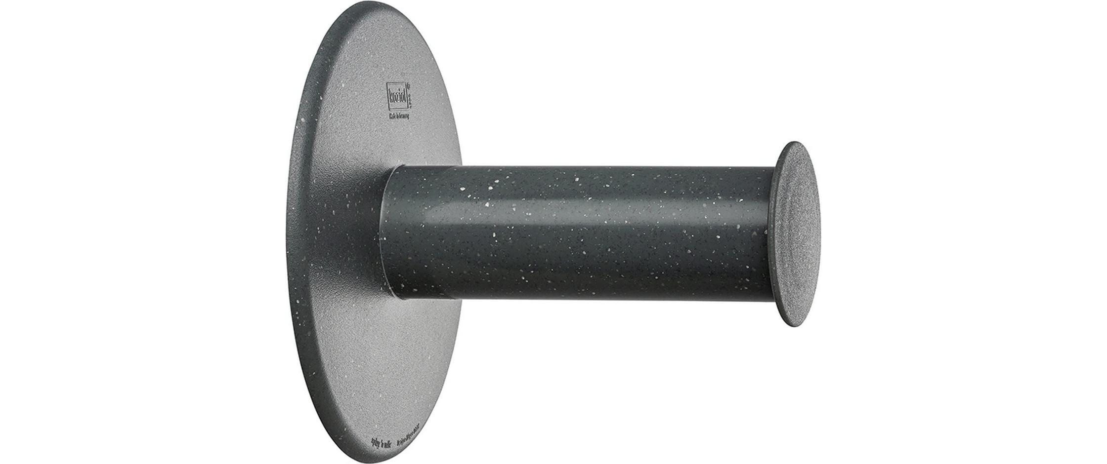Koziol Toilettenpapierhalter PLUGNROLL recycled ash grey