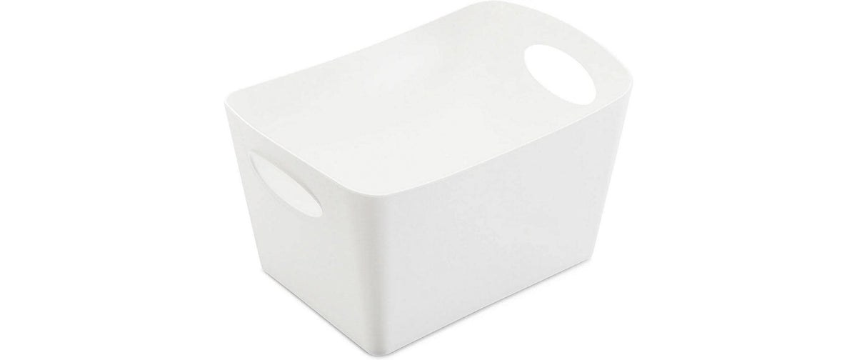 Koziol Aufbewahrungskorb BOXXX S recycled white, Volumen 1l