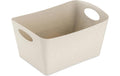 Koziol Aufbewahrungskorb BOXXX M recycled desert sand, Volumen 3.5l