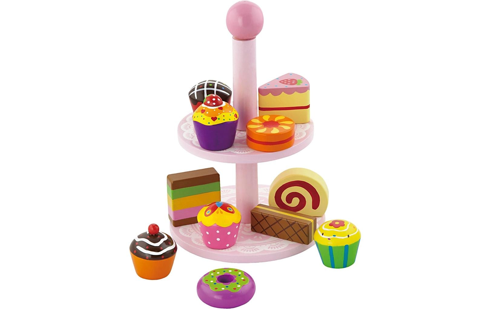 Cupcakes mit Kuchenregal