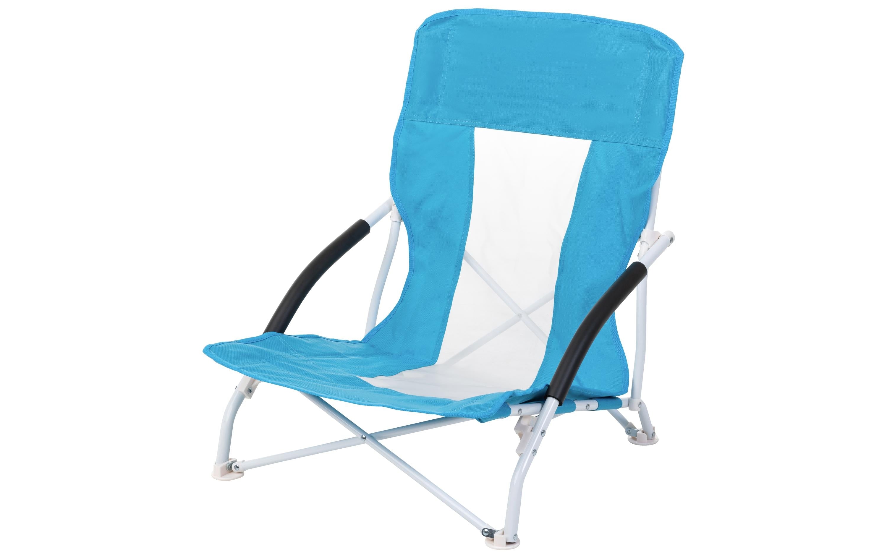 KOOR Strandstuhl Puoolo blau 76x39x34cm, Polyester, blau