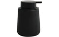 MSV Seifenspender Maonie, Schwarz matt Keramik, 320 ml, 8.5x12.6 cm (DxH)