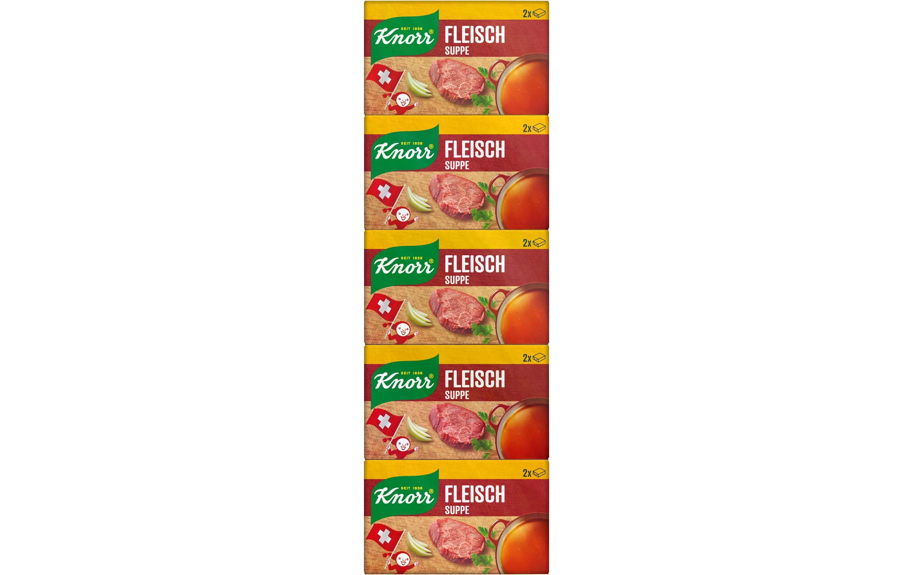KNORR Fleisch Suppe Stange 10 Stück