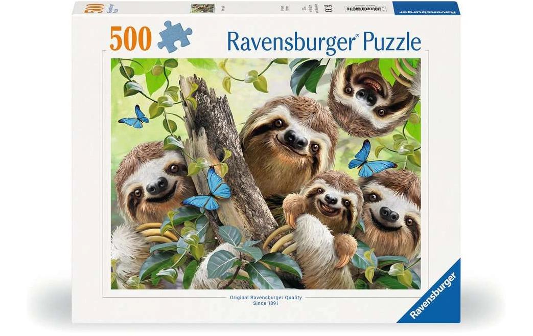 Puzzle Faultier Selfie 10-99 Jahre