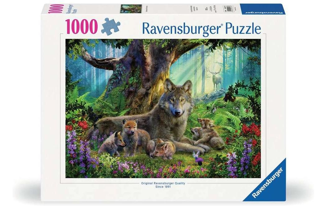 Puzzle Wölfe im Wald 14-99 Jahre