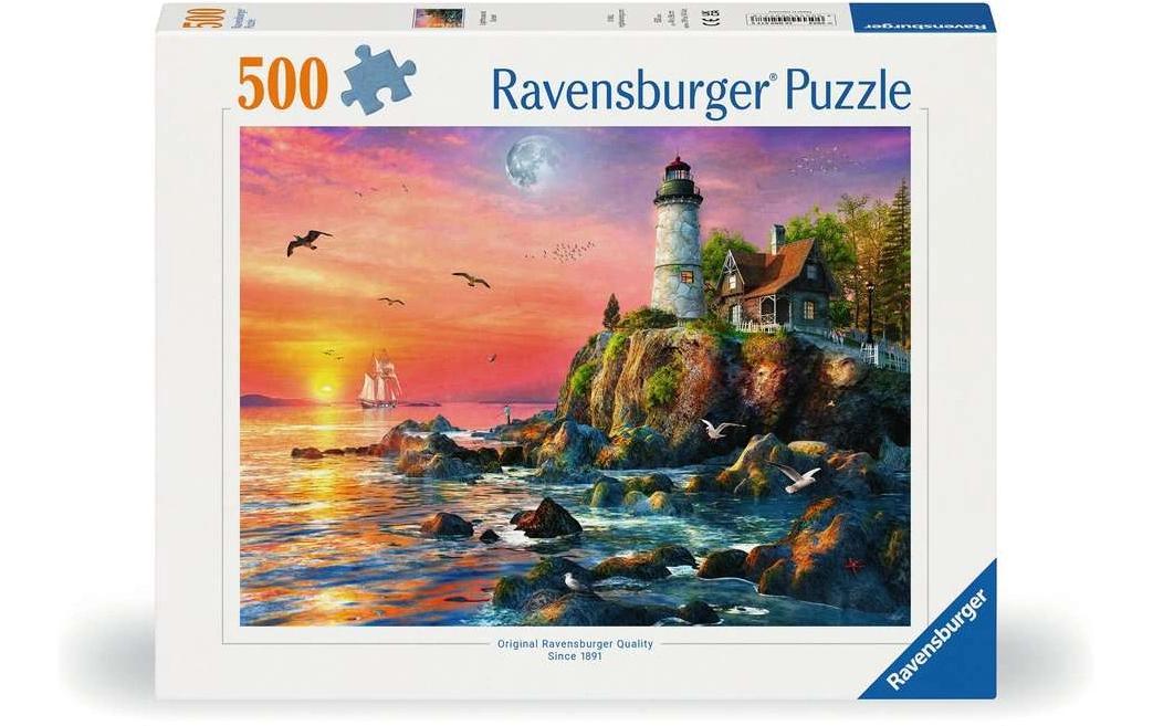 Puzzle Leuchtturm am Abend 12-99 Jahre