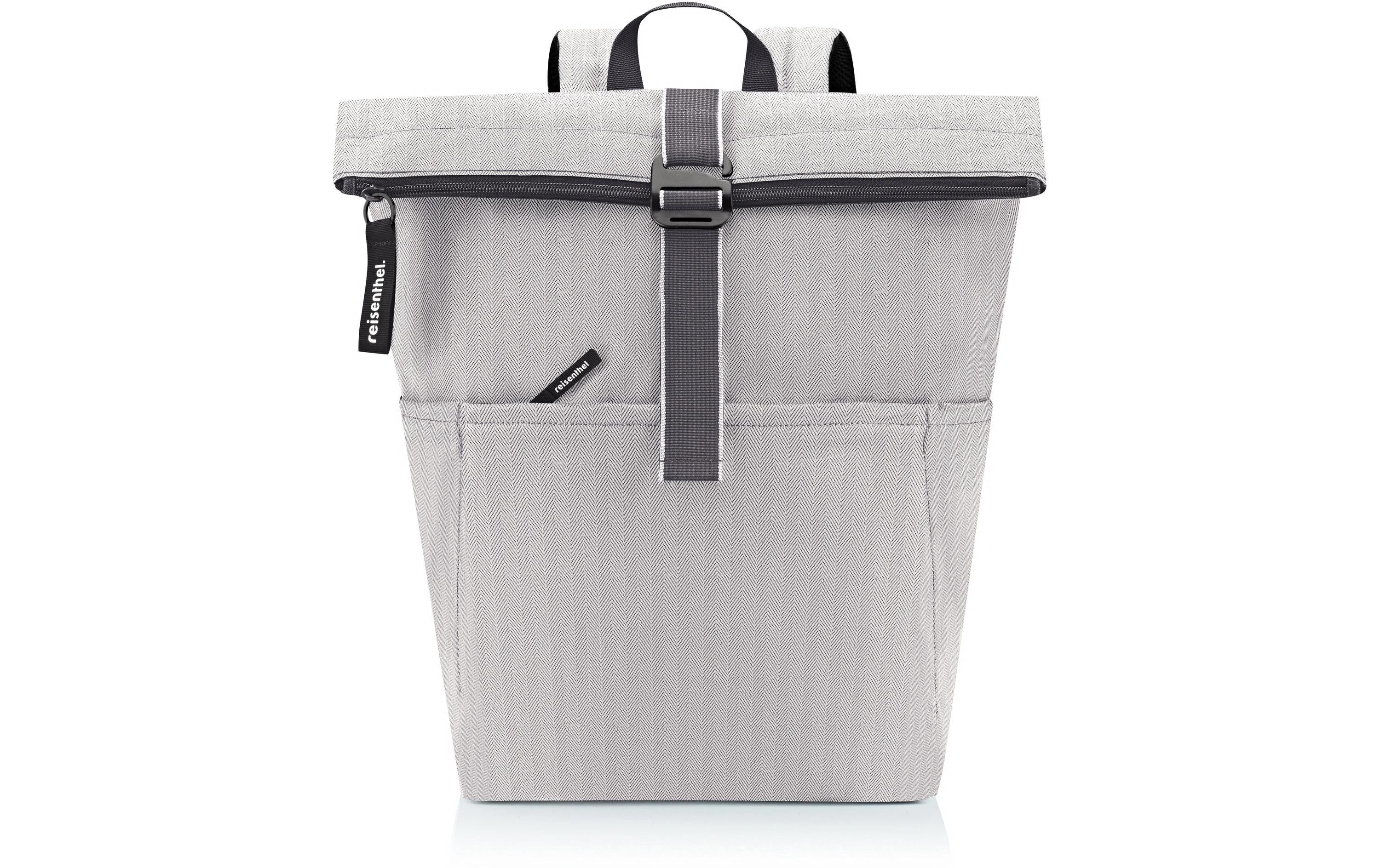 Reisenthel Rucksack rolltop backpack herringbone grey