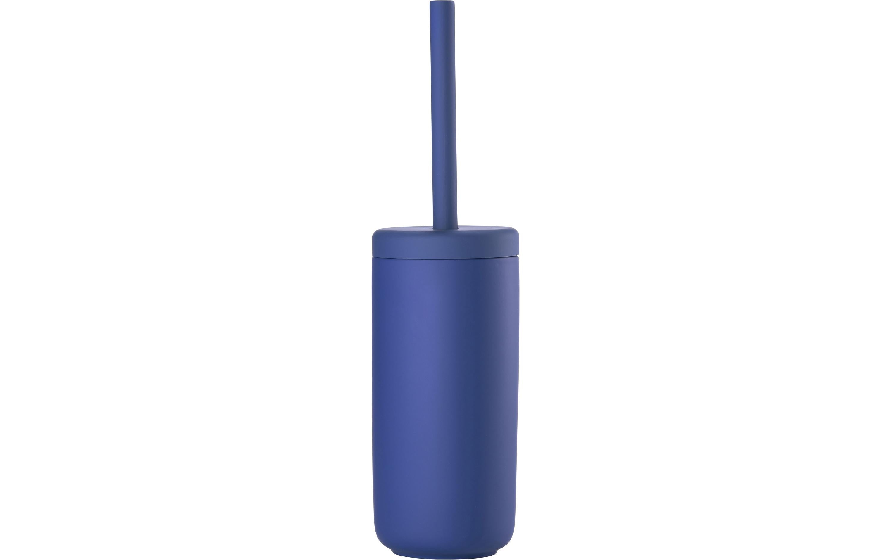 Zone Toilettenbürste UME Indigo Blue H:38.7cm D:10cm, Steingut