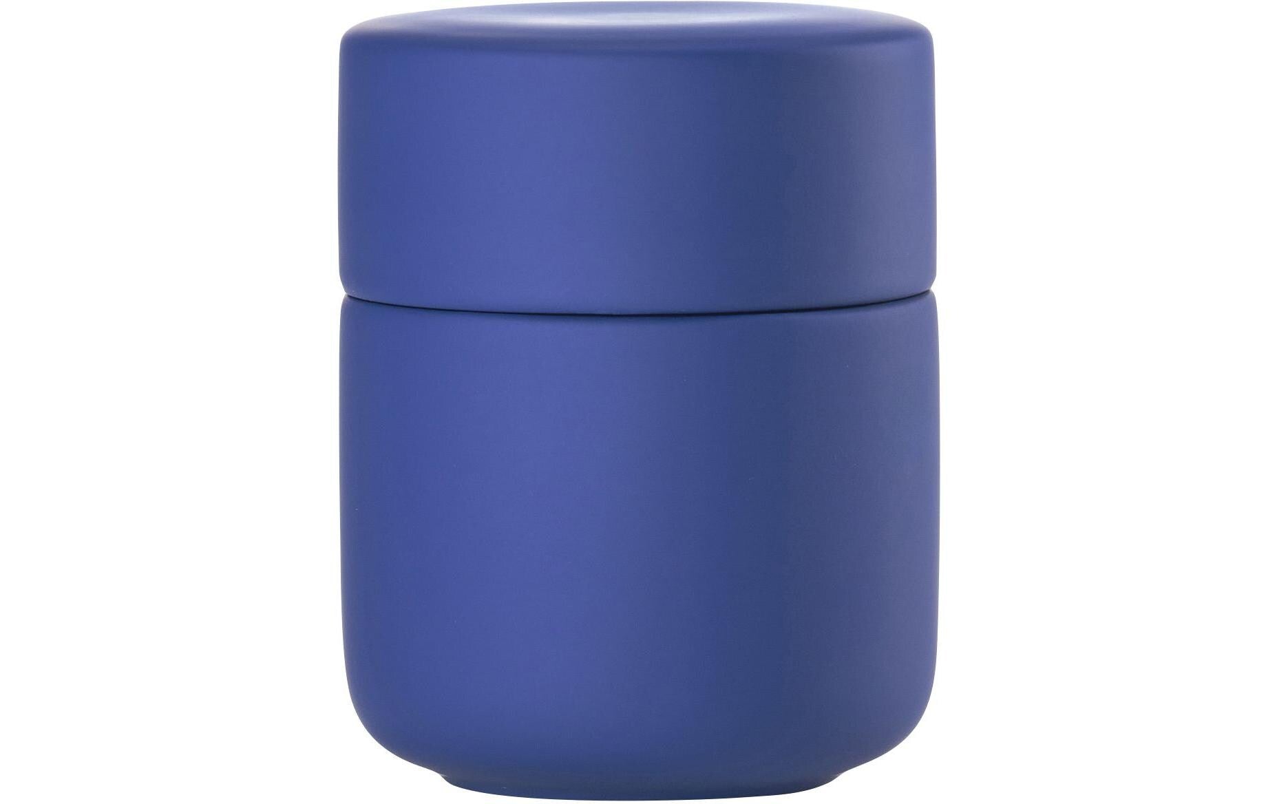 Zone Aufbewahrungsbehälter Ume Indigo Blue 1 Stück, Steingut/ Soft-Touch