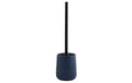 MSV Toilettenbürste  Maonie,Dunkelblau matt Keramik, 10.4x38.8 cm (DxH)
