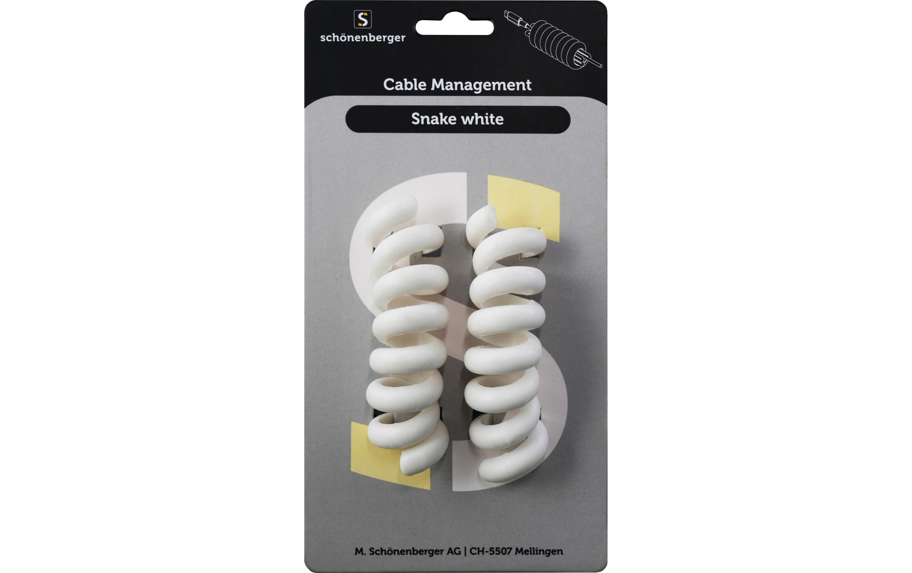 Snake White 2 Stück L=65mm, Ø 30mm, weiss