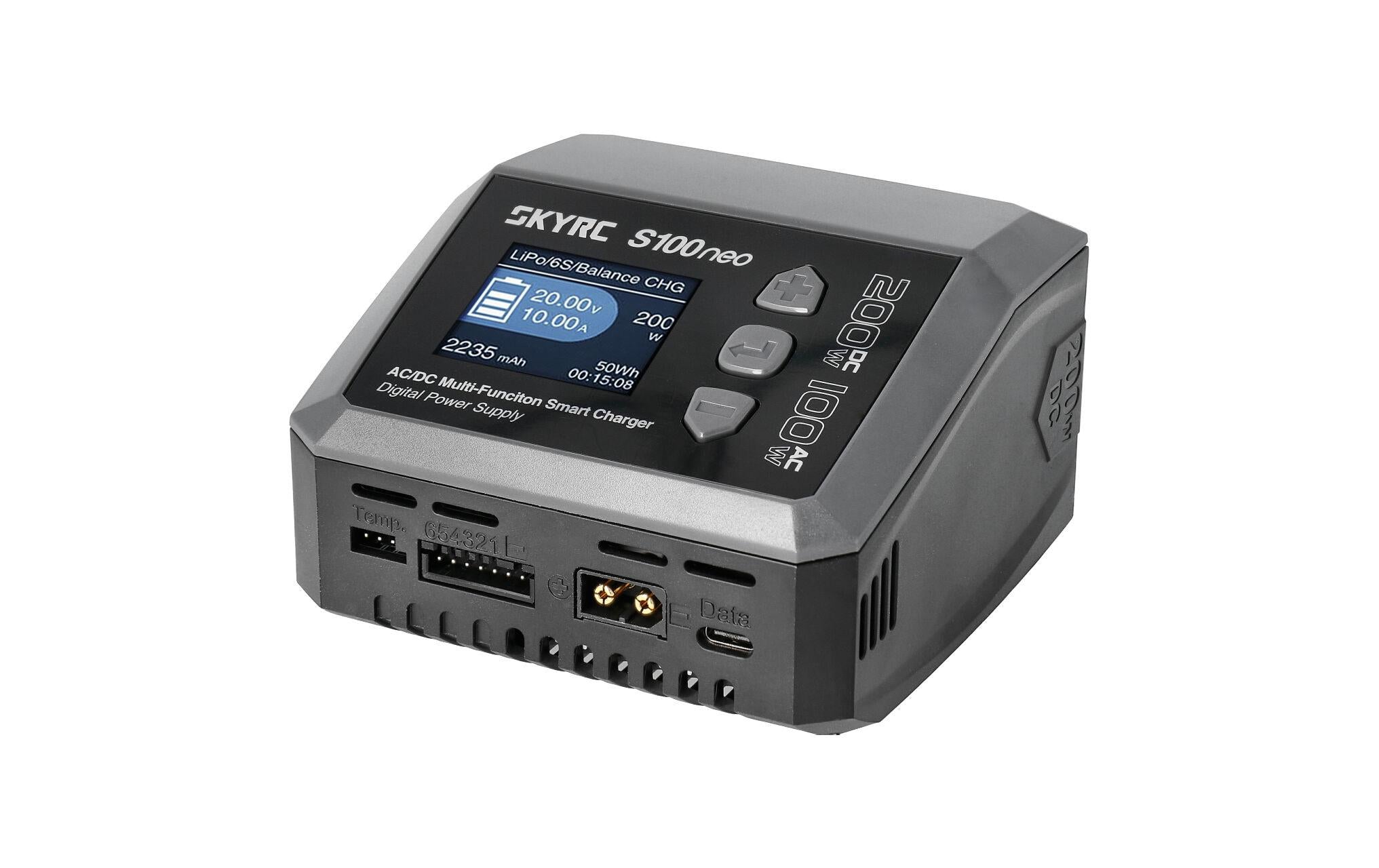 SkyRC S100 neo, LiPo 1-6s, 10A, 100W AC/DC Ladegerät
