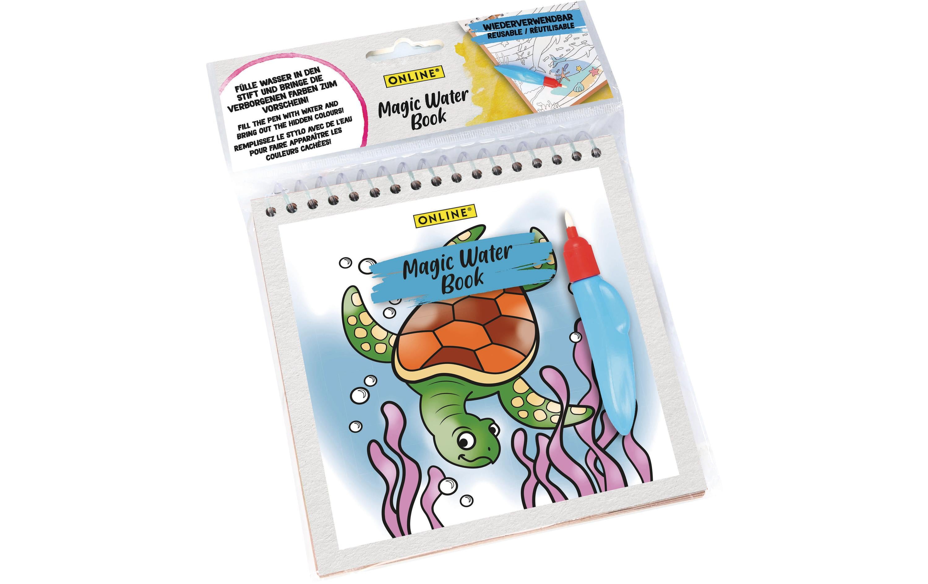 Online Malbuch Magic Waterbook inkl. Waterpen
