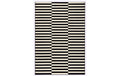 Hanse Home Teppich Panel Schwarz/Creme 120x170cm, Polypropylen, Jute