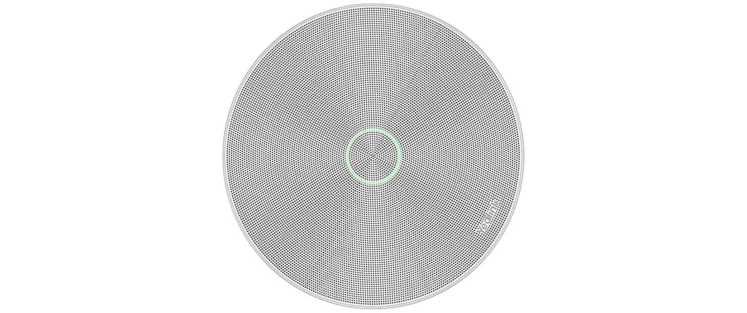 Yealink CM20 Ceiling Microphone Deckenmikrofon, 16 Mic Arrays, AI AEC,