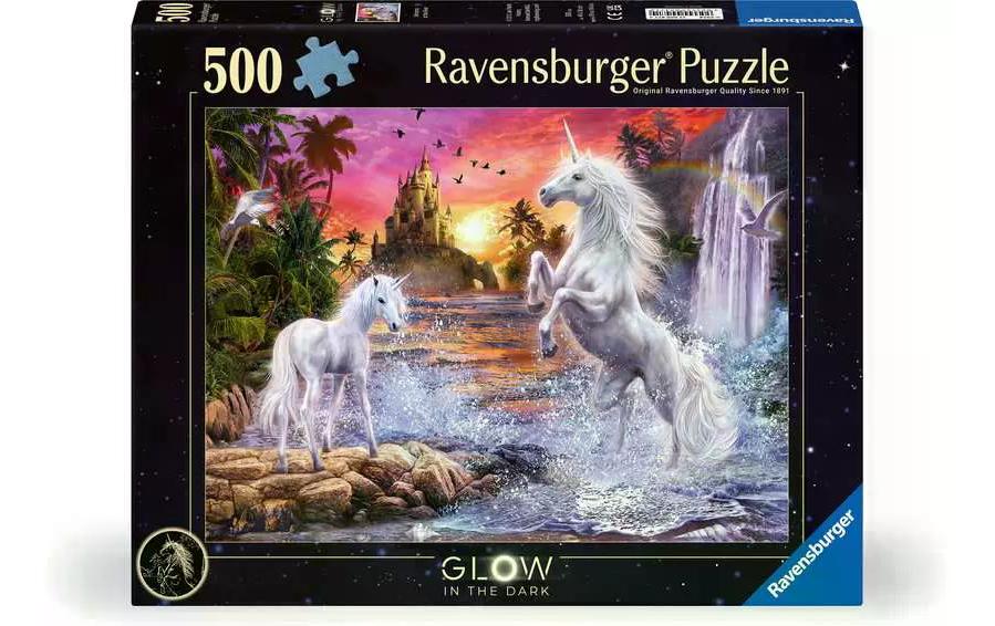 Puzzle Einhörner am Fluss Ab 10 Jahre