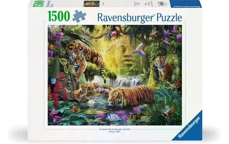 Puzzle Idylle am Wasserloch 14-99 Jahre