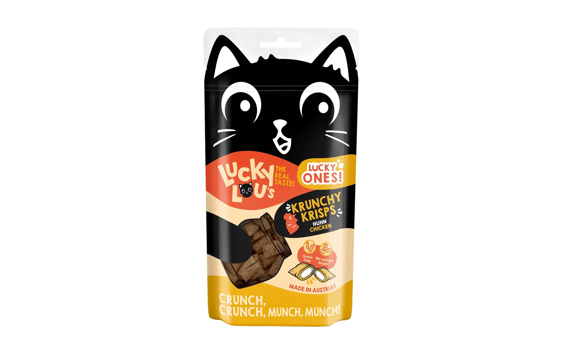 Lucky Lou Lucky Ones Krunchy Krisps Huhn 60g