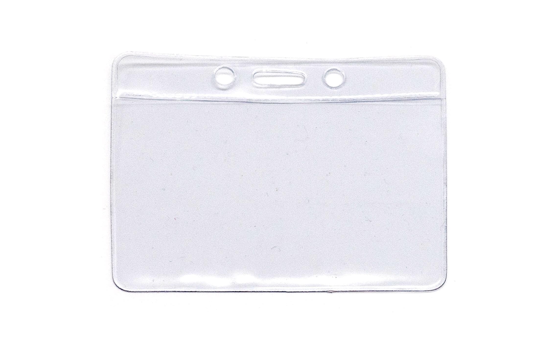 Ausweishülle 95x60mm AWQ13b Querloch / 2 Rundlöcher, 100 Stück