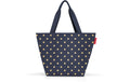 Reisenthel Tasche shopper M metallic dots blue