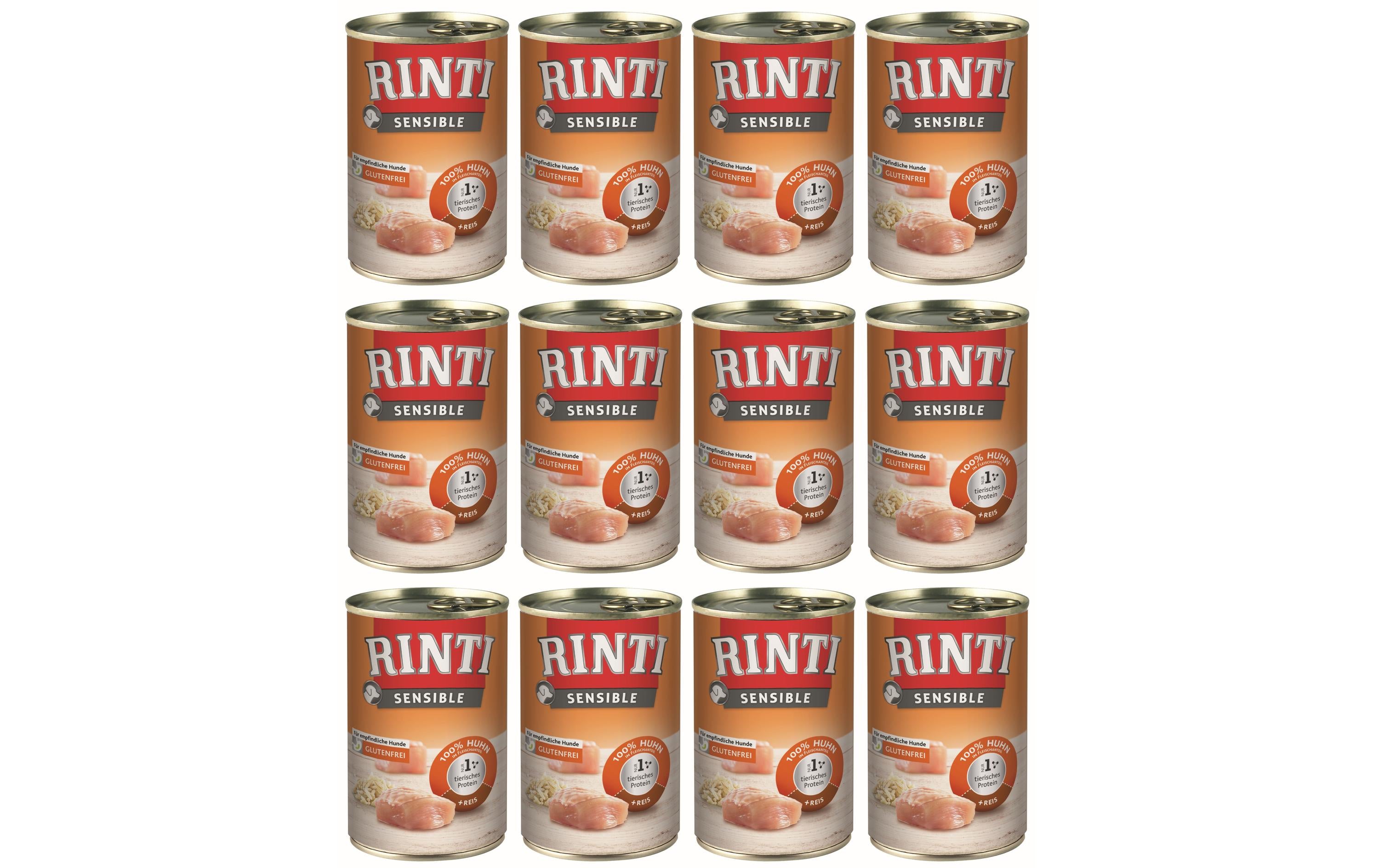 Rinti Sensible Dose Huhn + Reis KIT 12 x 400g