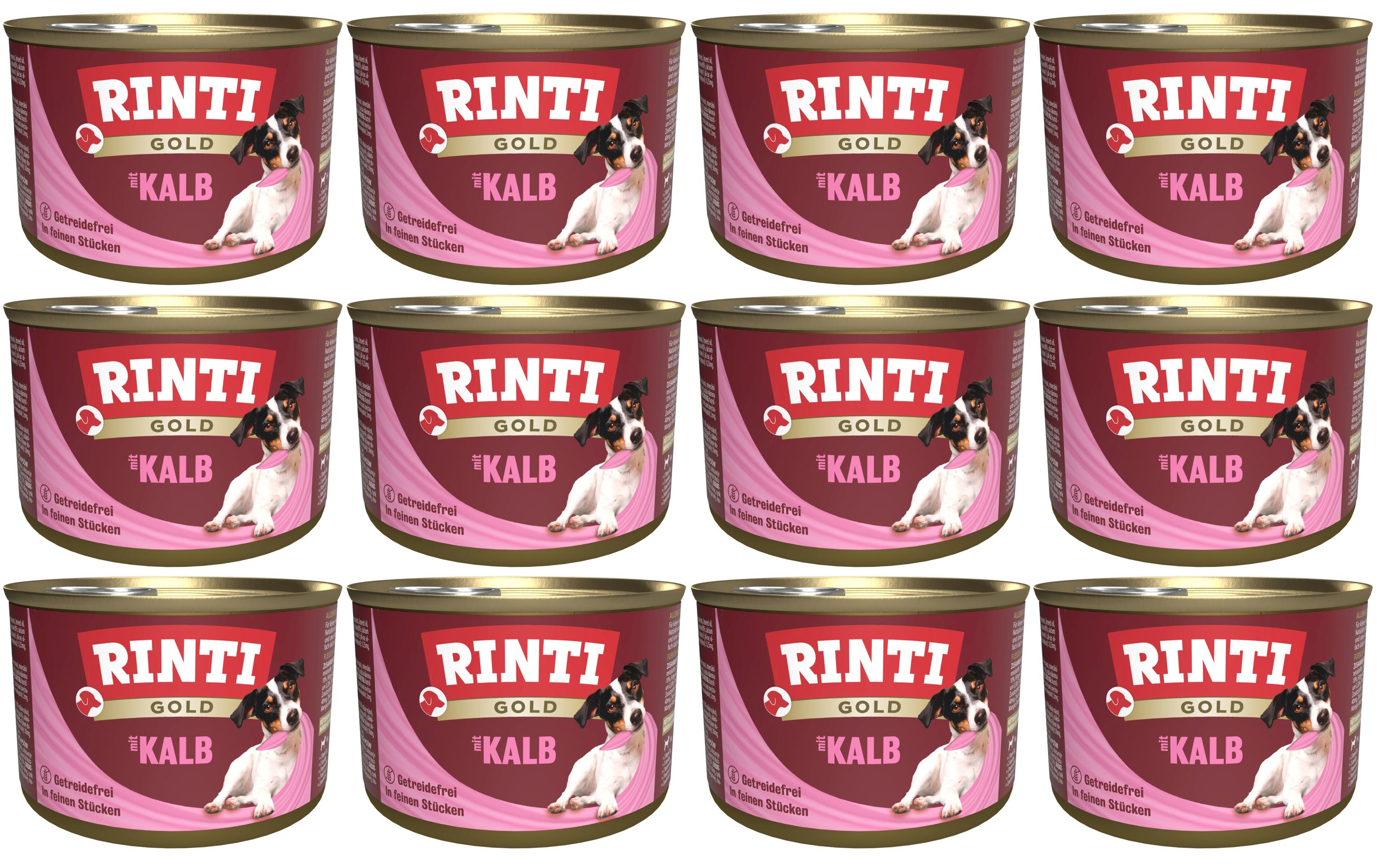 Rinti Gold Dose Kalb KIT 12 x 185g