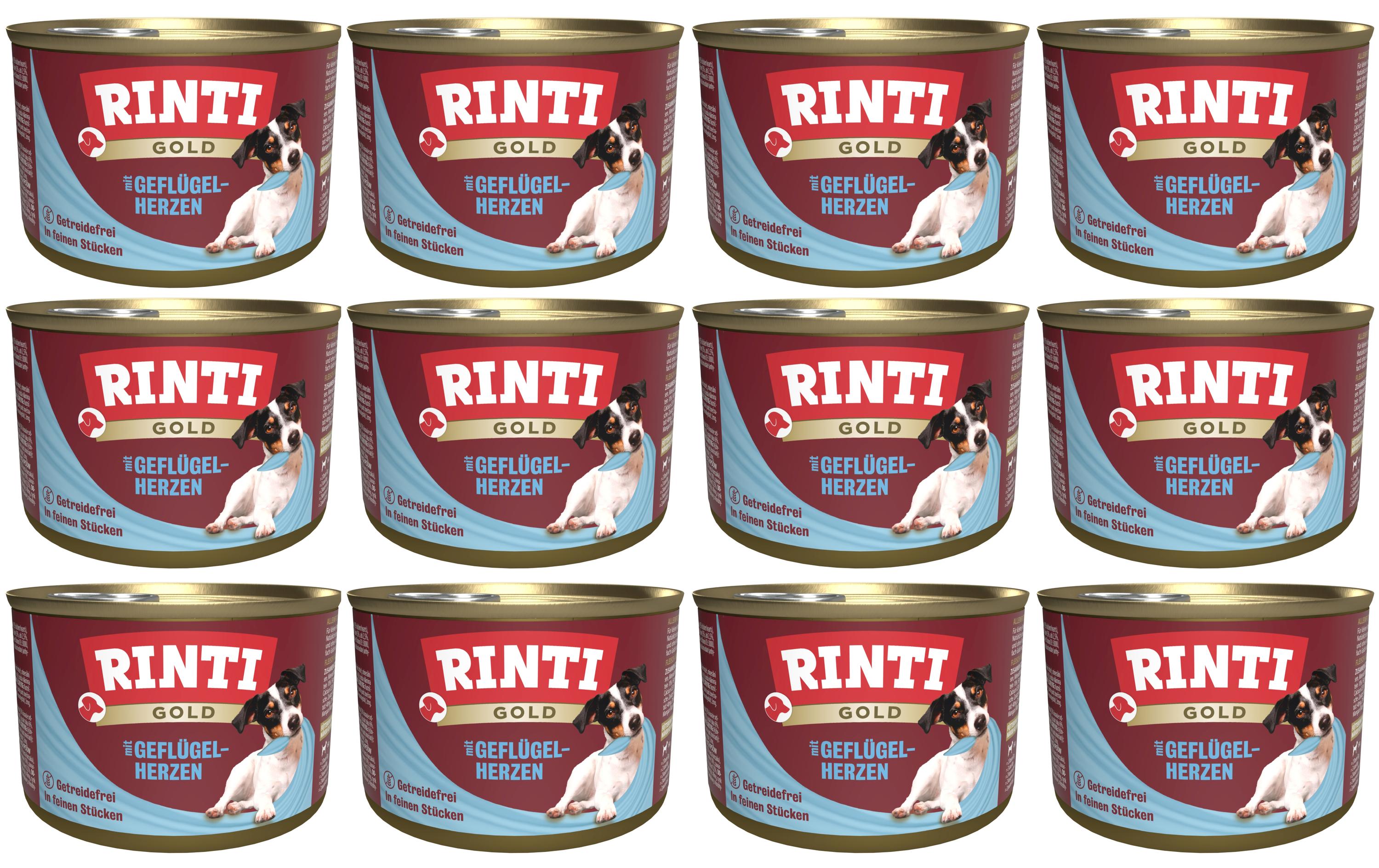 Rinti Gold Dose Geflügel KIT 12 x 185g