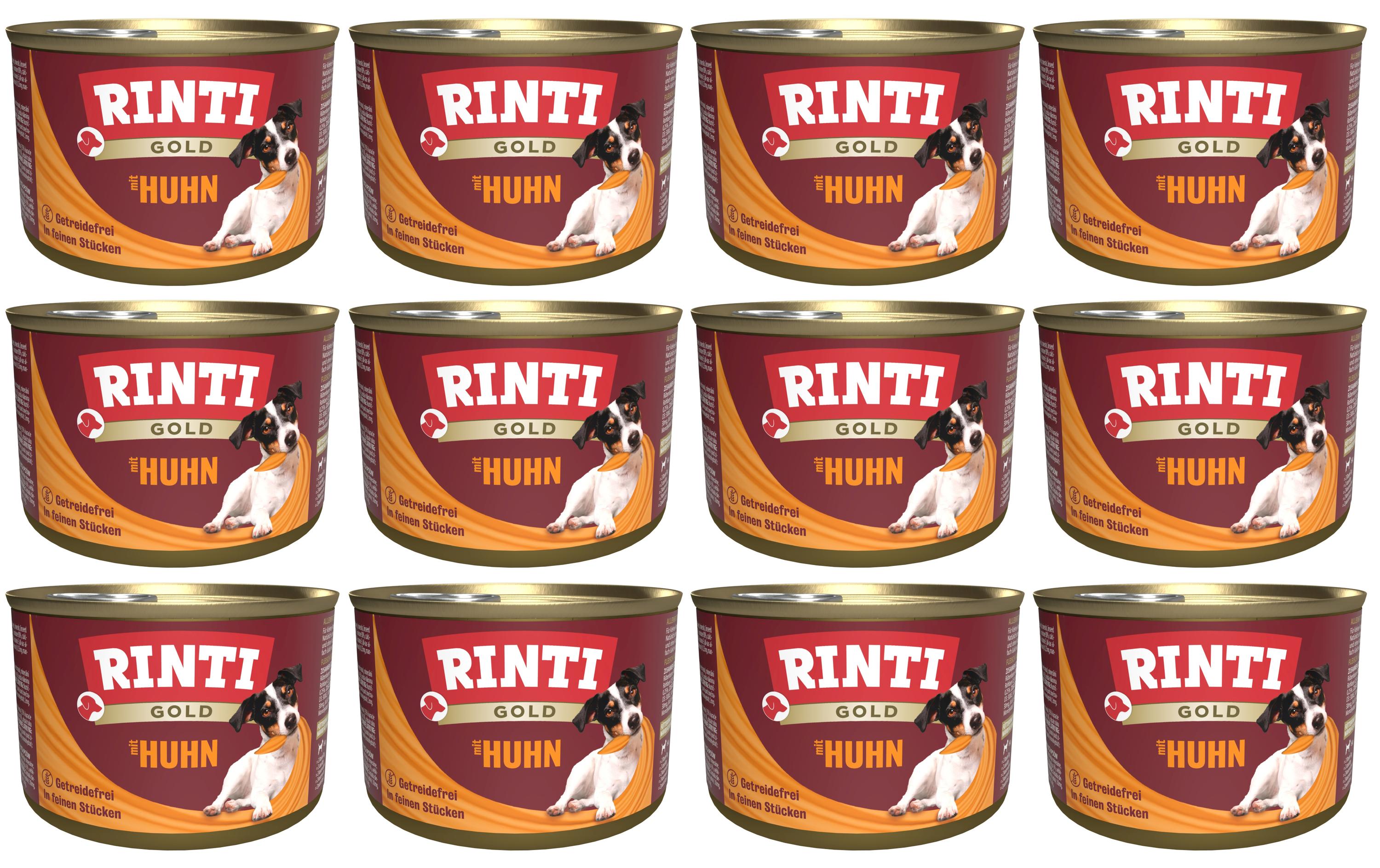 Rinti Gold Dose Huhn KIT 12 x 185g