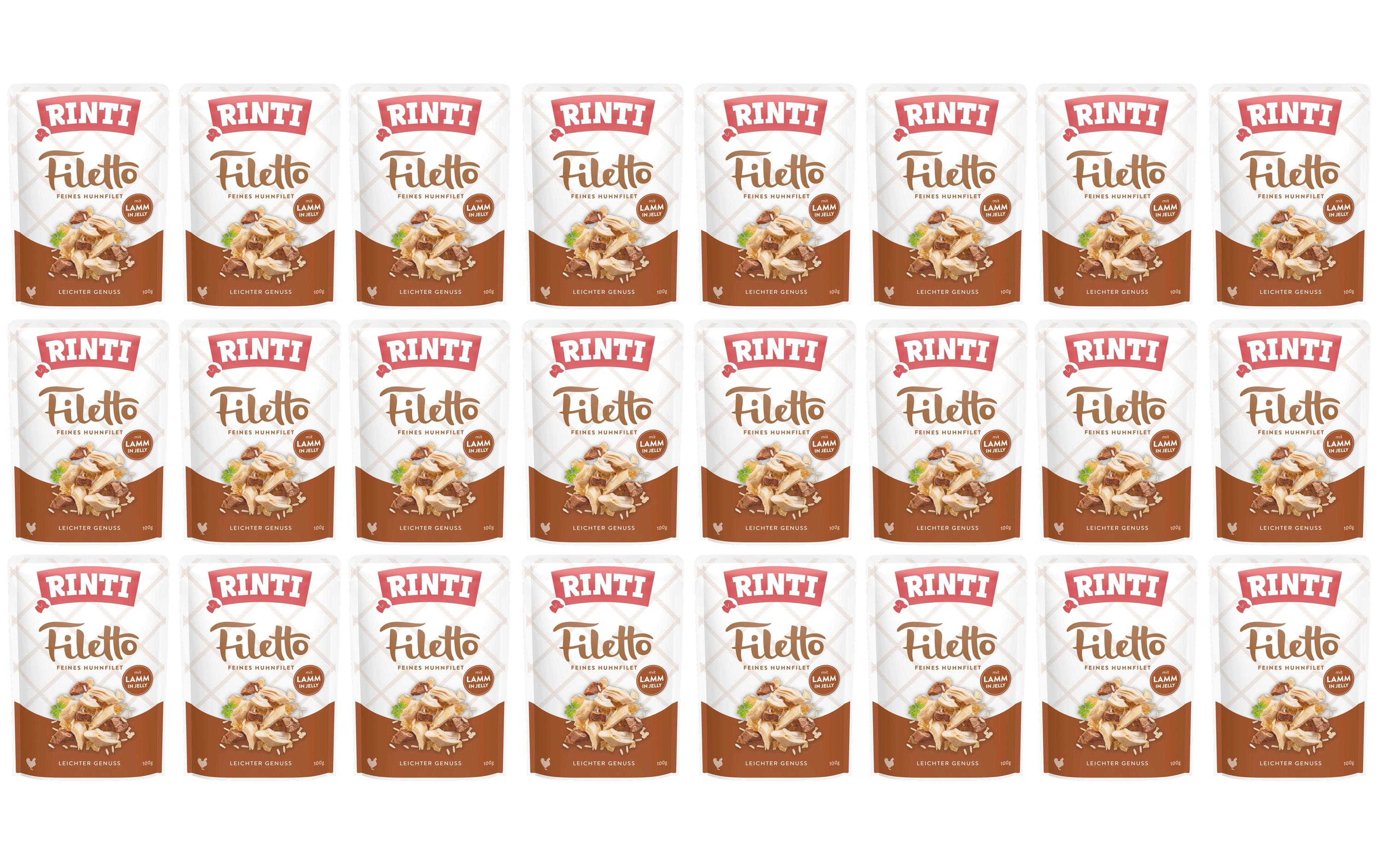 Rinti Filetto Huhn + Lamm in Jelly KIT 24 x 100g