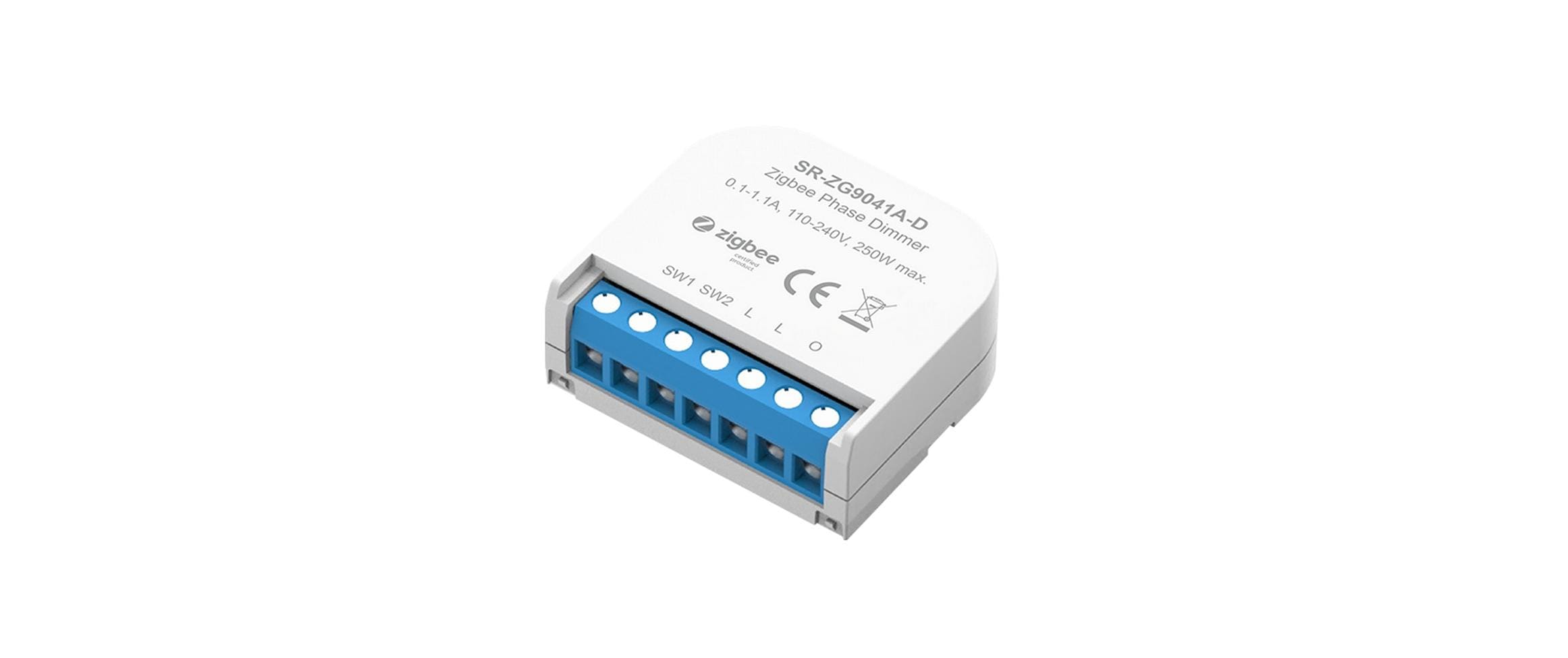 Sunricher Zigbee 3.0 Mini Dimmaktor 250 W, für RC-Lasten, hue kompatibel