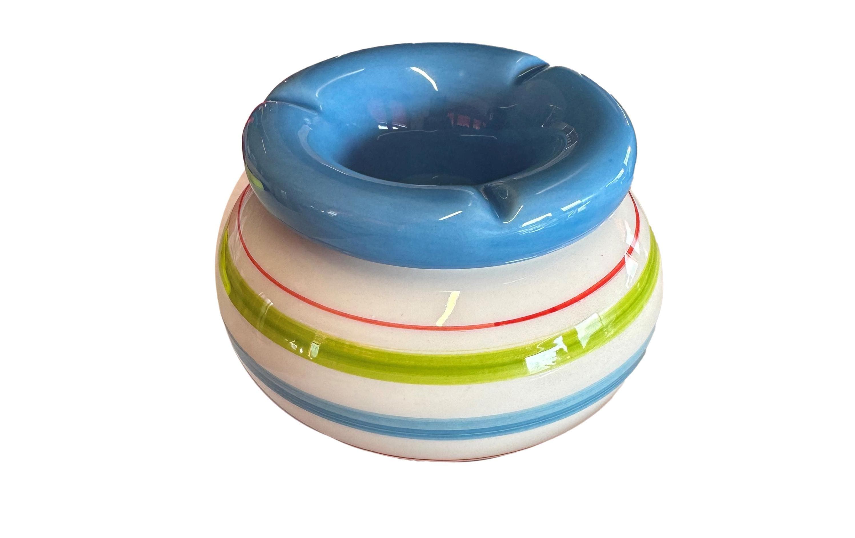 Dameco Sturmaschenbecher Stripes 10x8 cm (DxH), Material: Keramik