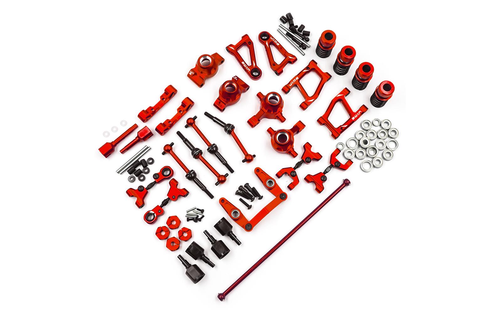Yeah Racing Rapid Performance Conversio Kit Tamiya TT01E, Rot