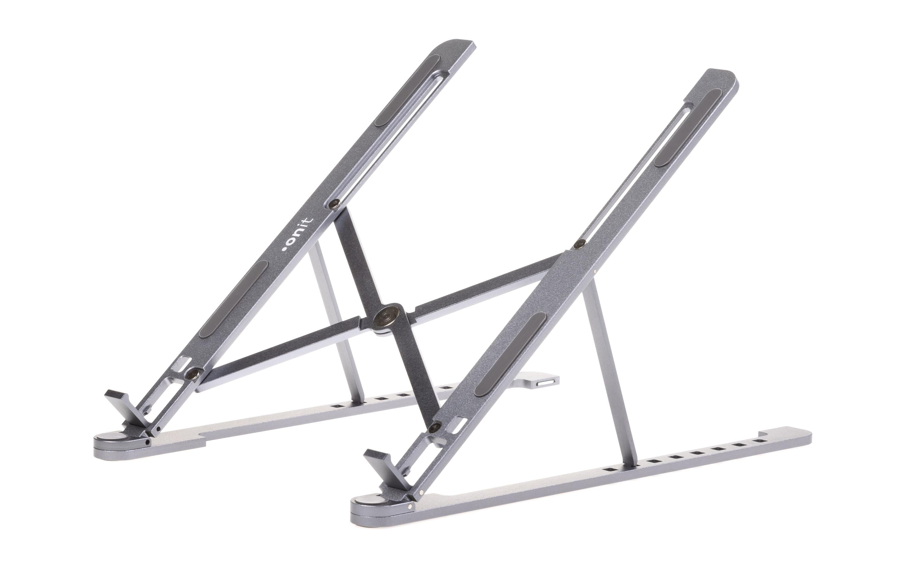 onit Notebook-Ständer FOLD faltbar, neigbar, grau