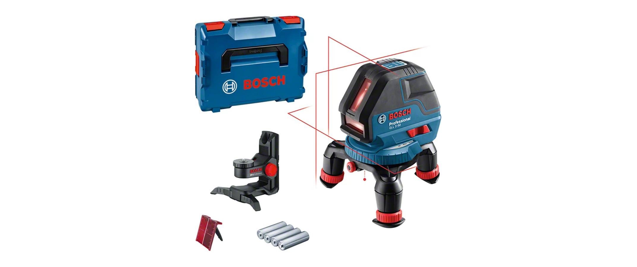 BOSCH Professional GLL 3-50 m. Universalhalterung BM 1, L-BOXX