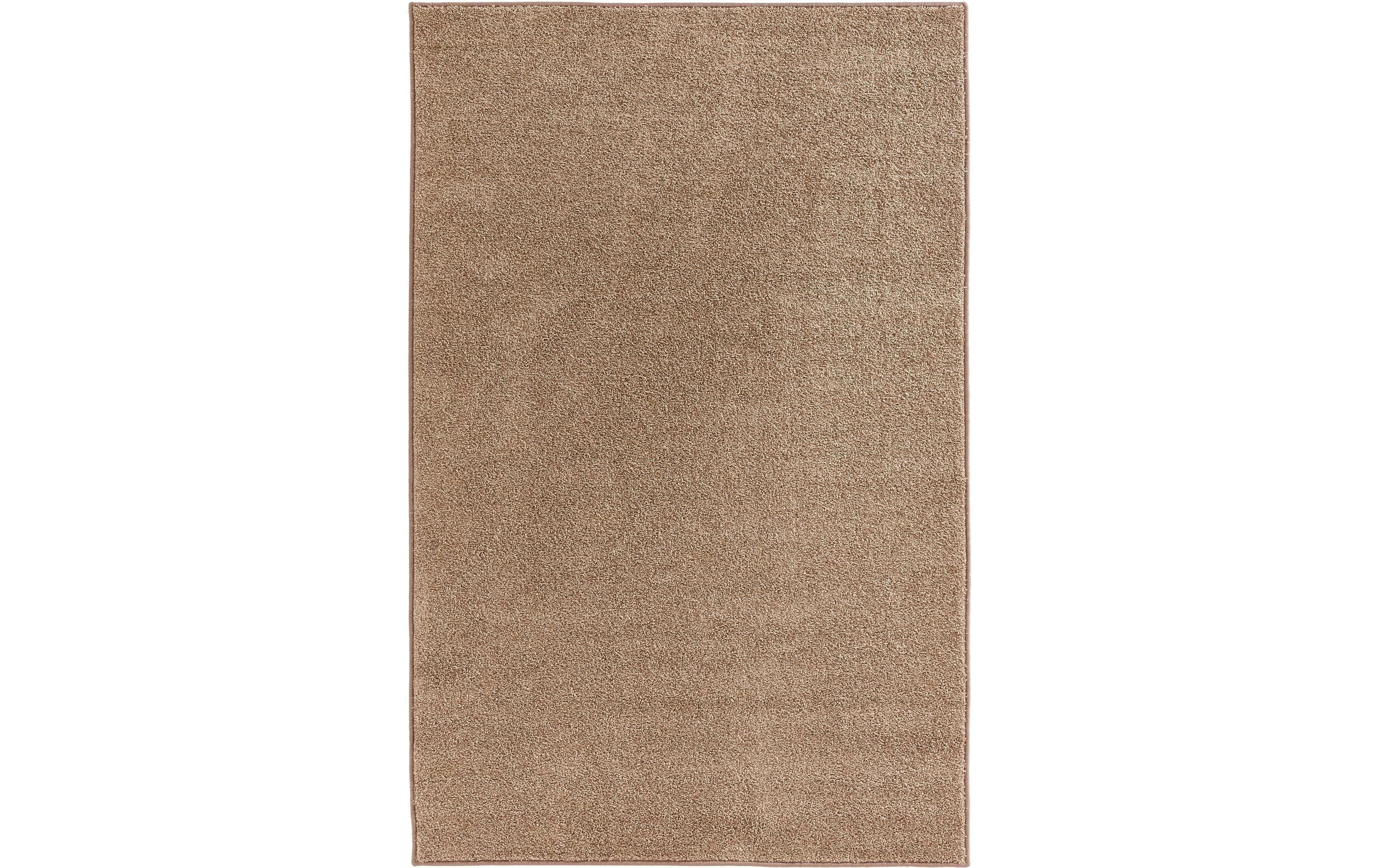 Hanse Home Teppich Pure Braun 140x200cm, Polypropylen, Fleece