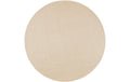 Hanse Home Teppich Nasty Rund Creme D: 133cm, Polypropylen, Fleece