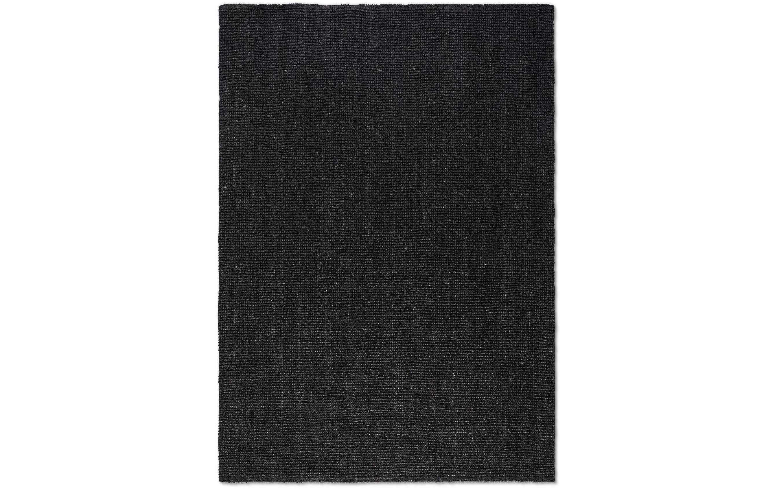 Hanse Home Teppich Jaipur Schwarz 160x230cm, Jute