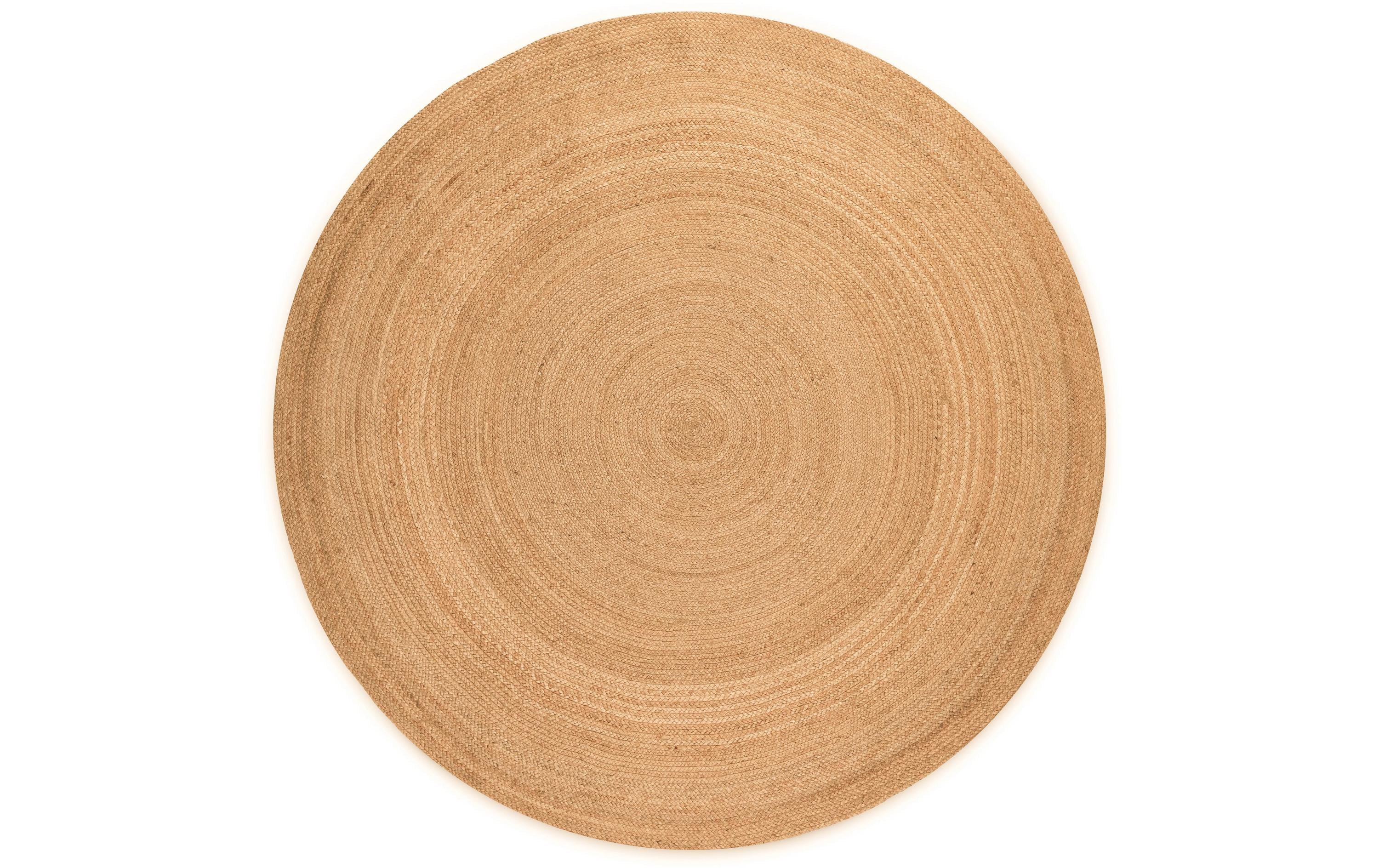 Hanse Home Teppich Rangpur Goldbraun D:140cm, Jute