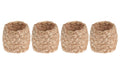 FURBER Serviettenring 4er Set 4 Stk., natur