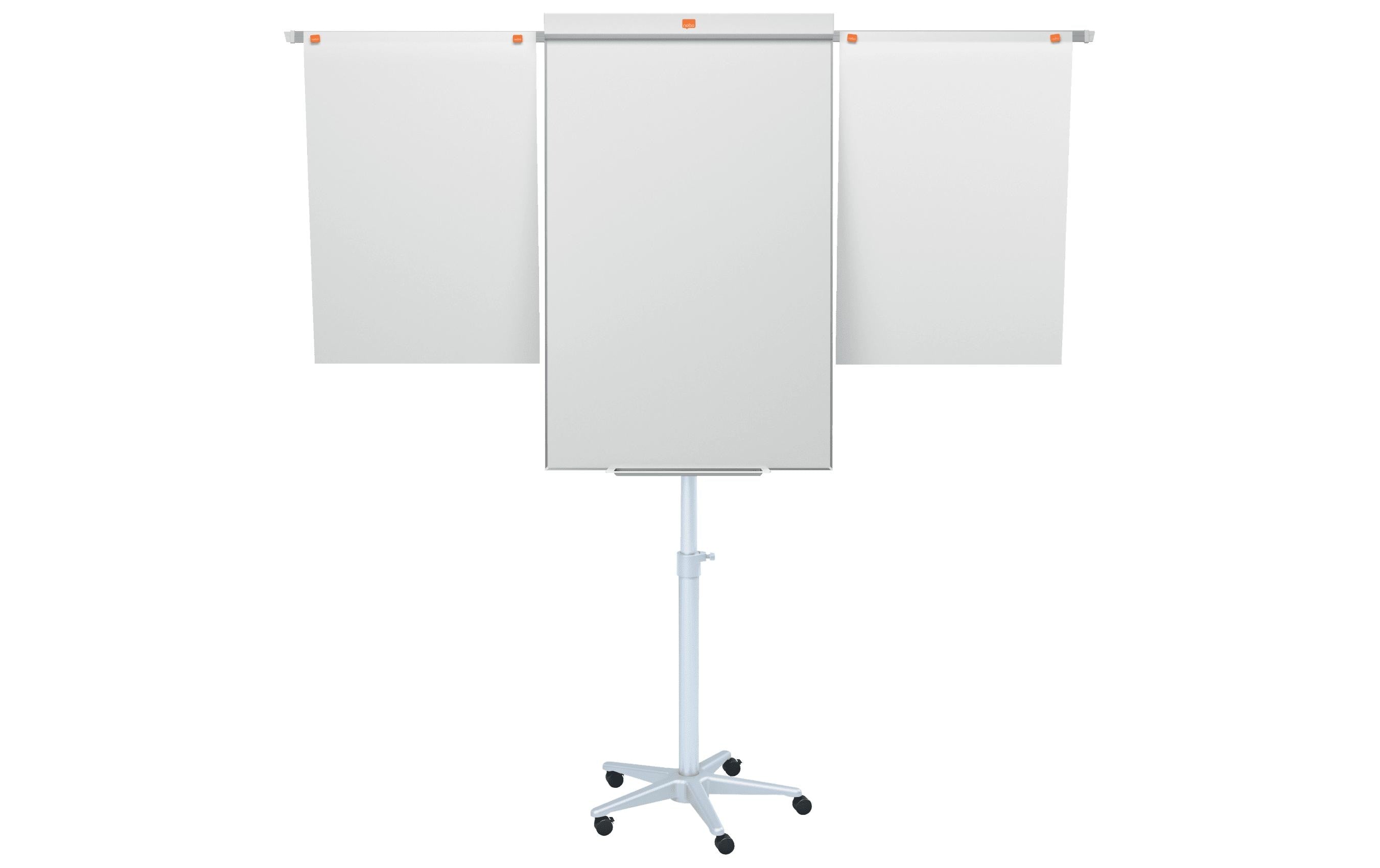 Nobo Flipchart Barracuda - mobil Stabiler Sternfuss mit 5 Rollen