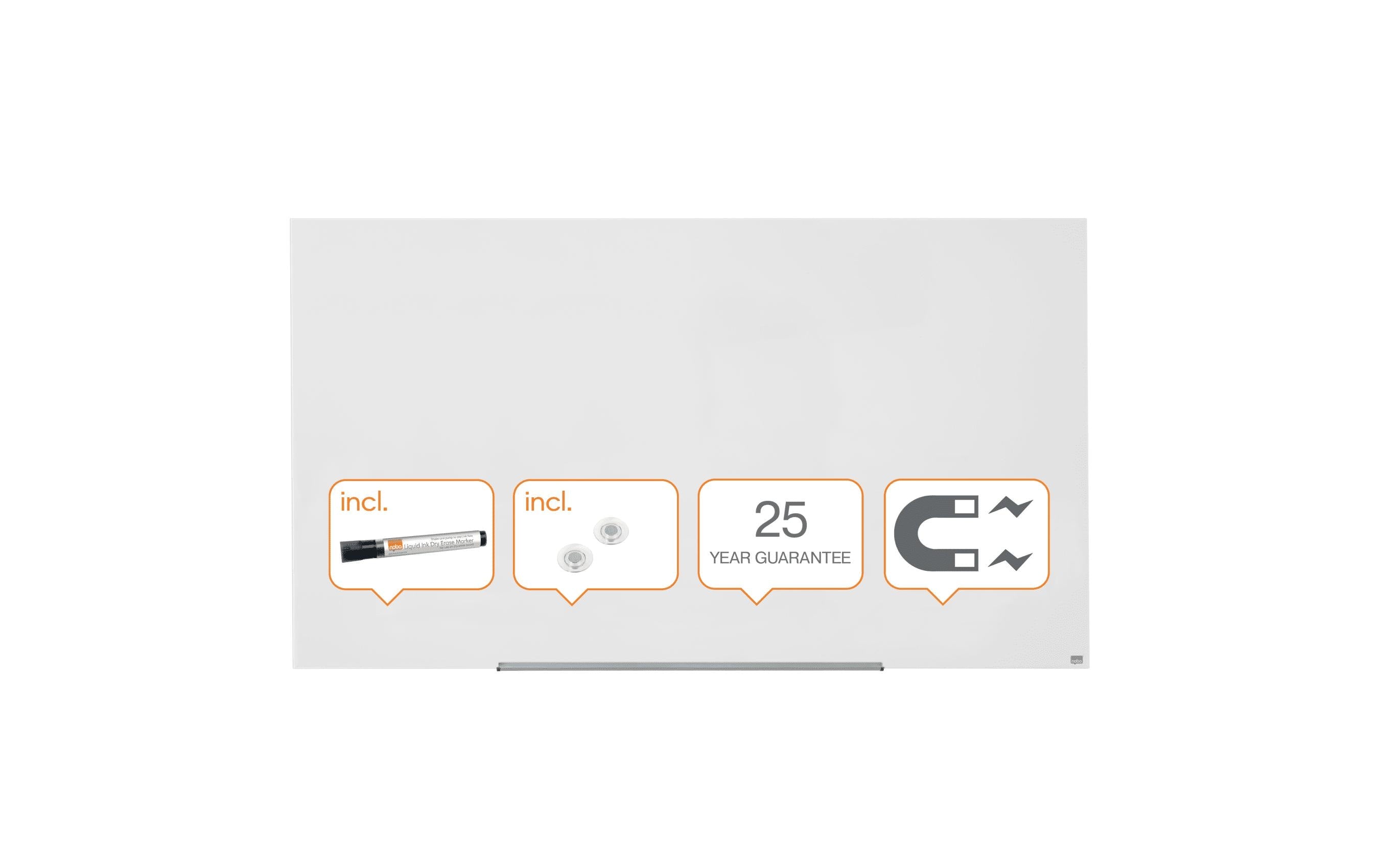 Nobo Diamond magnethaftendes Glassboard