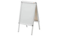 Nobo Plakatständer A2, wetterfest hochwertiger Aluminiumrahmen, 32mm breit,