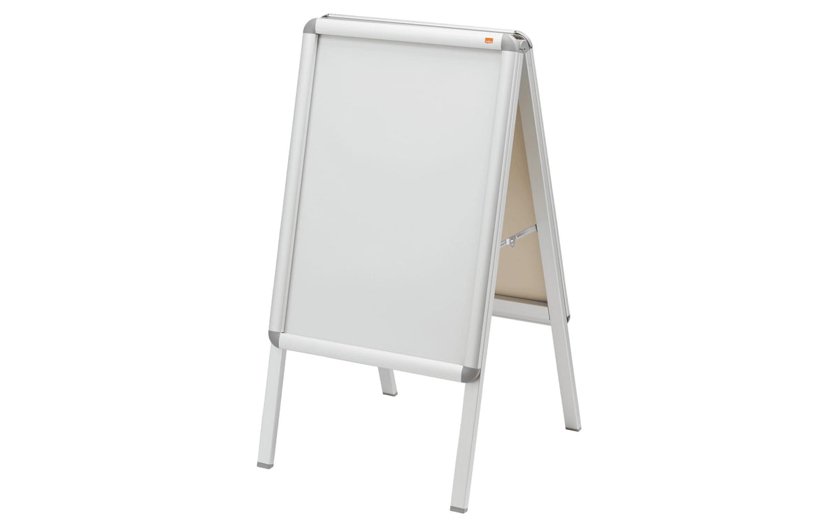 Nobo Plakatständer A2, wetterfest hochwertiger Aluminiumrahmen, 32mm breit,