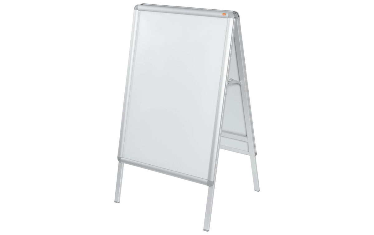 Nobo Plakatständer A1, wetterfest hochwertiger Aluminiumrahmen, 32mm breit,