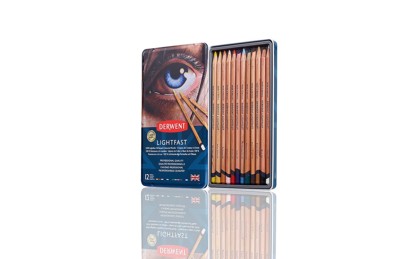 Derwent Professional Farbstift Lightfast 12 Stk.