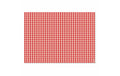 Trendform Papiertischset Vichy rot 29.7 cm x 42 cm / Block mit 48 Blatt