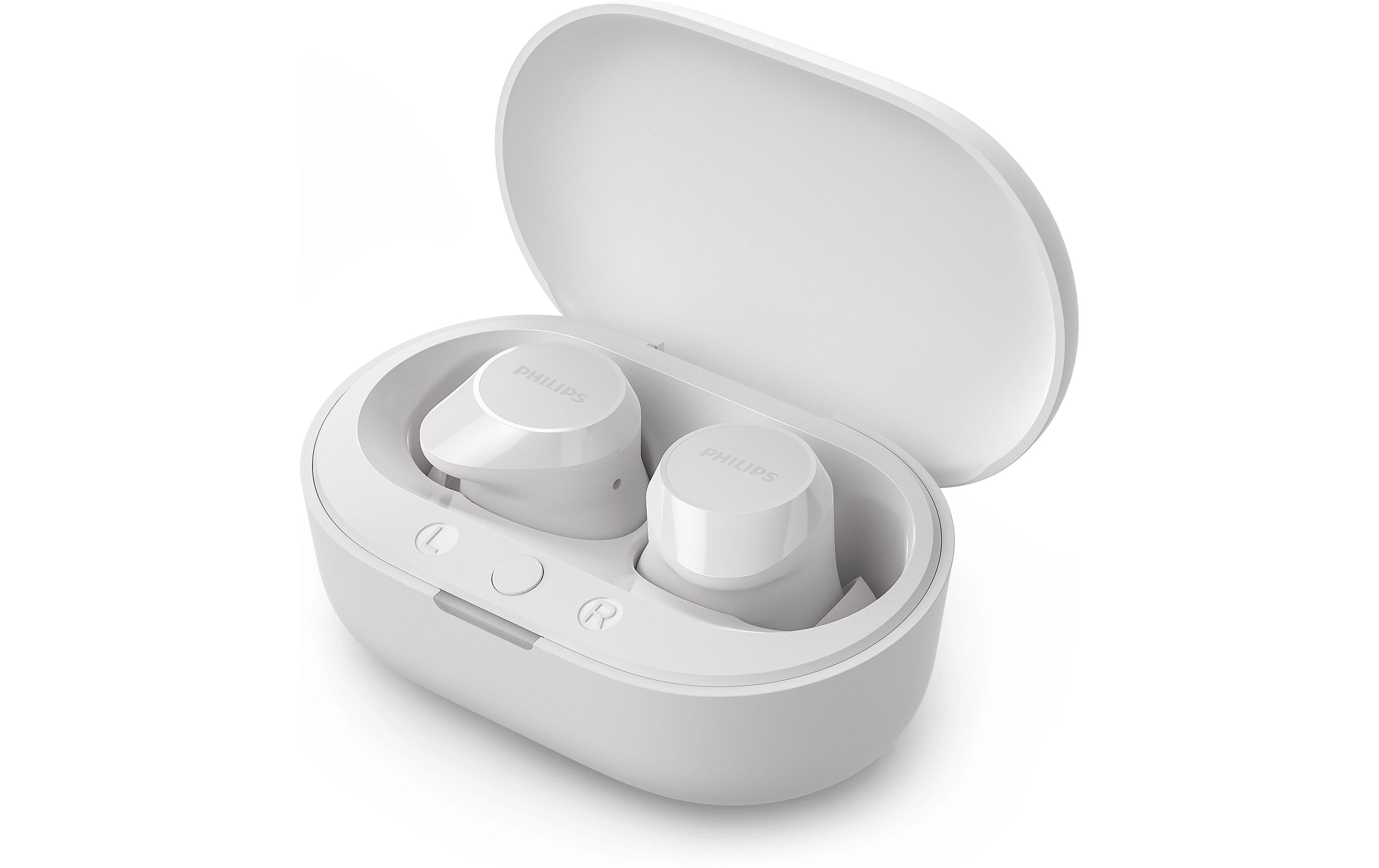 Philips TAT1209WT, True Wireless In-Ear weiss, bis 18h Akku
