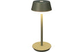Konstsmide USB-Tischleuchte Lyon Mint LED RGBW, Akku, Dimmbar / IP54