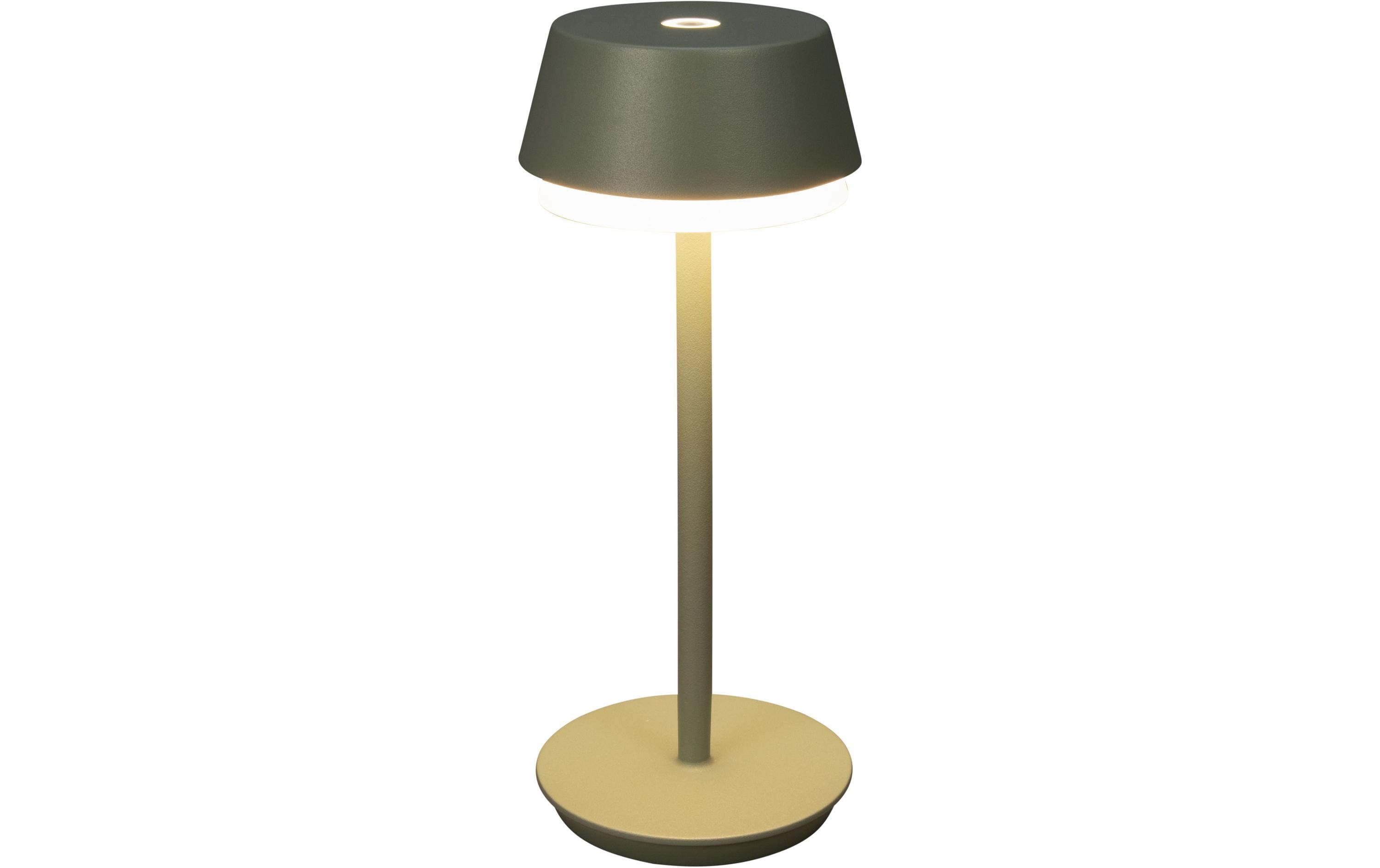 Konstsmide USB-Tischleuchte Lyon Mint LED RGBW, Akku, Dimmbar / IP54