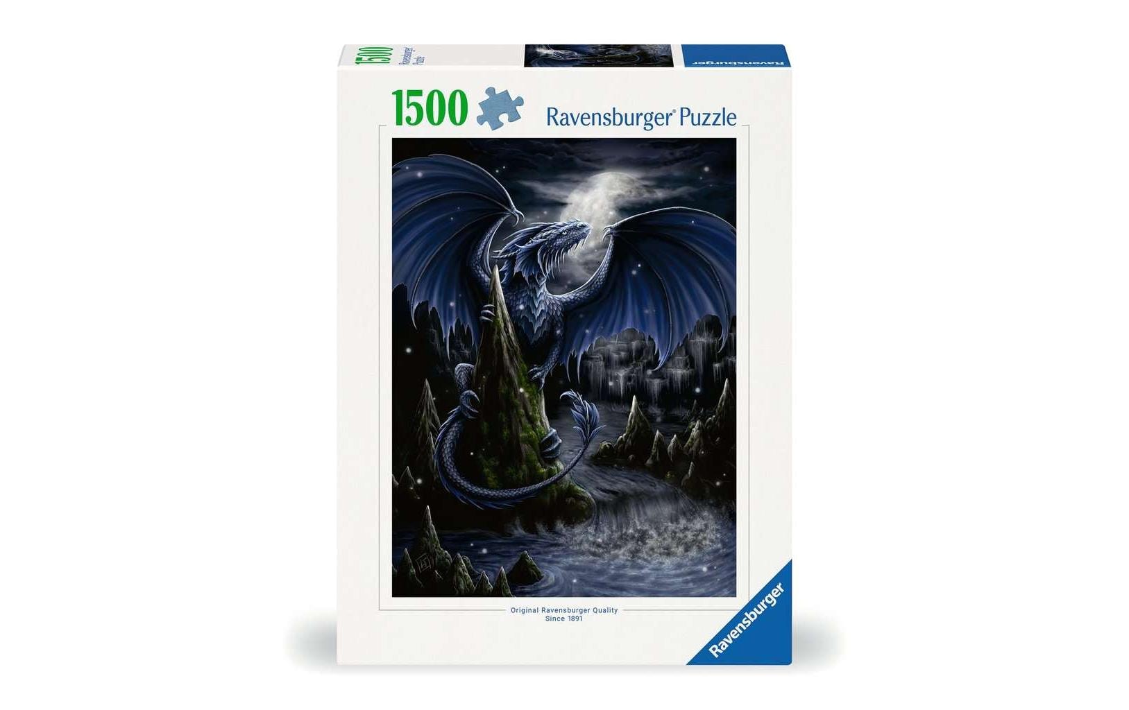 Puzzle Der Schwarzblaue Drache 14-99 Jahre